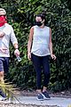 pregnant lea michele goes for hike with zandy reich mom 02