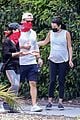 pregnant lea michele goes for hike with zandy reich mom 11
