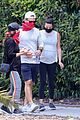 pregnant lea michele goes for hike with zandy reich mom 17
