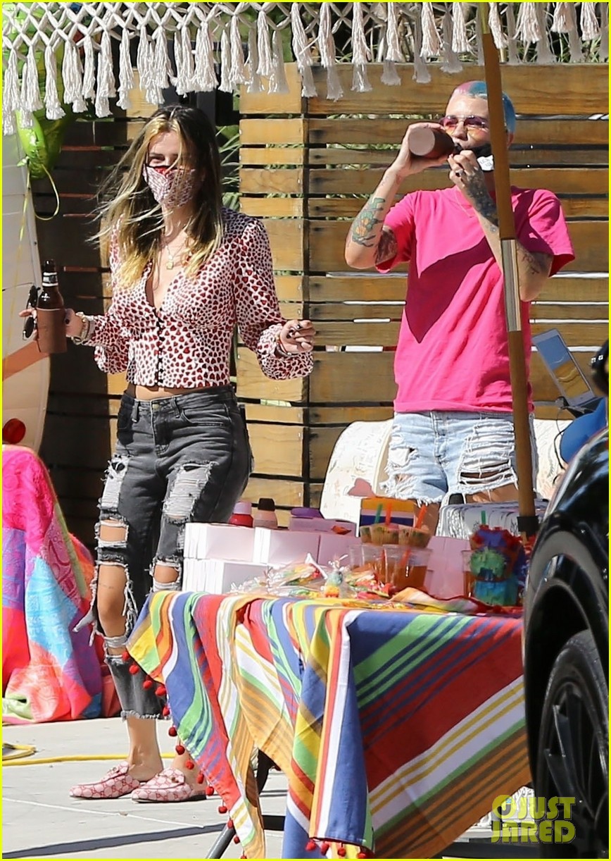 ruby rose bella thorne attend a drive by birthday party 20