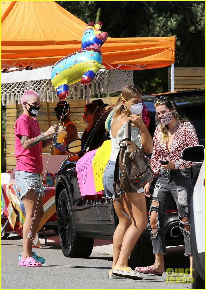 ruby rose bella thorne attend a drive by birthday party 25