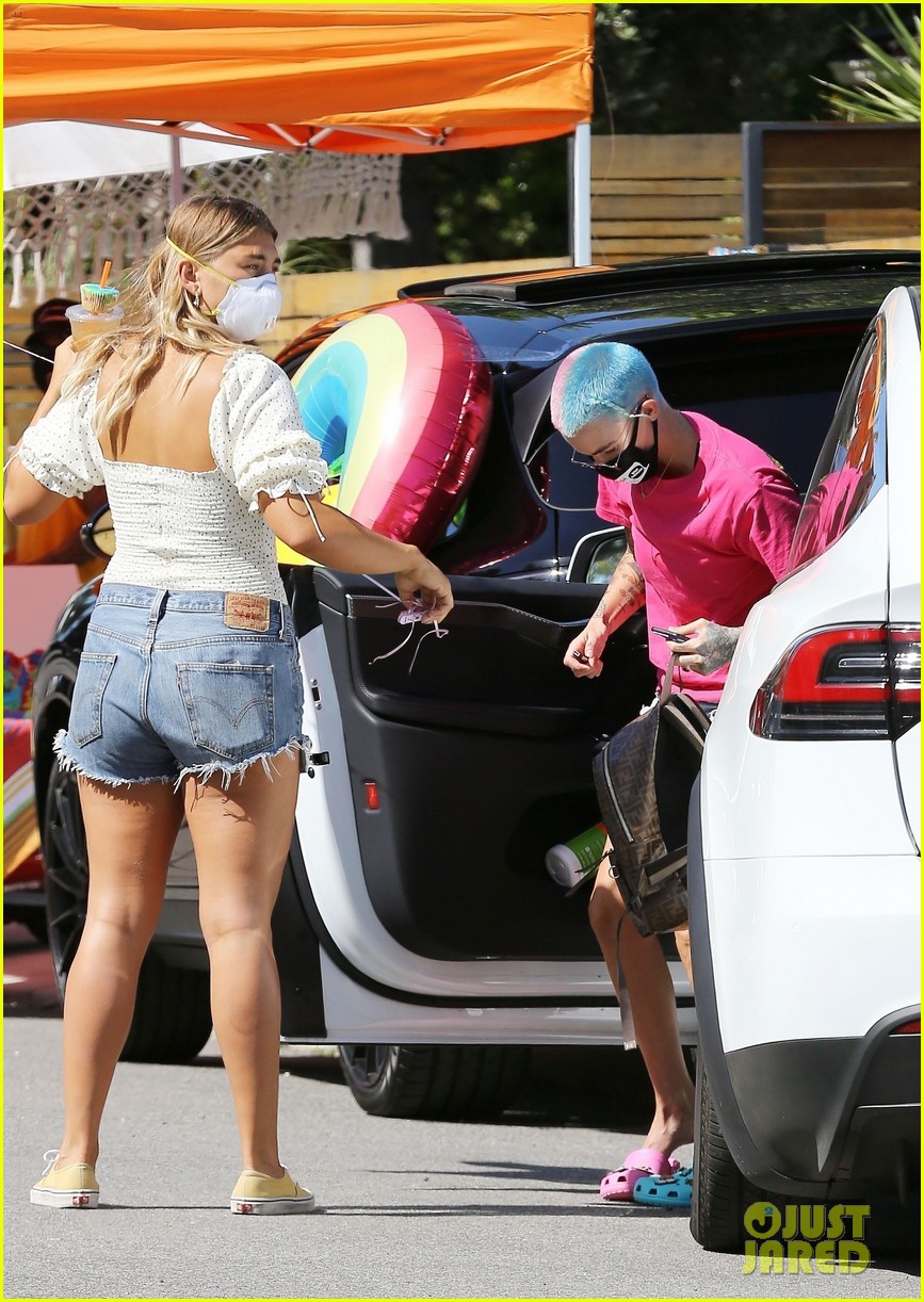 ruby rose bella thorne attend a drive by birthday party 34