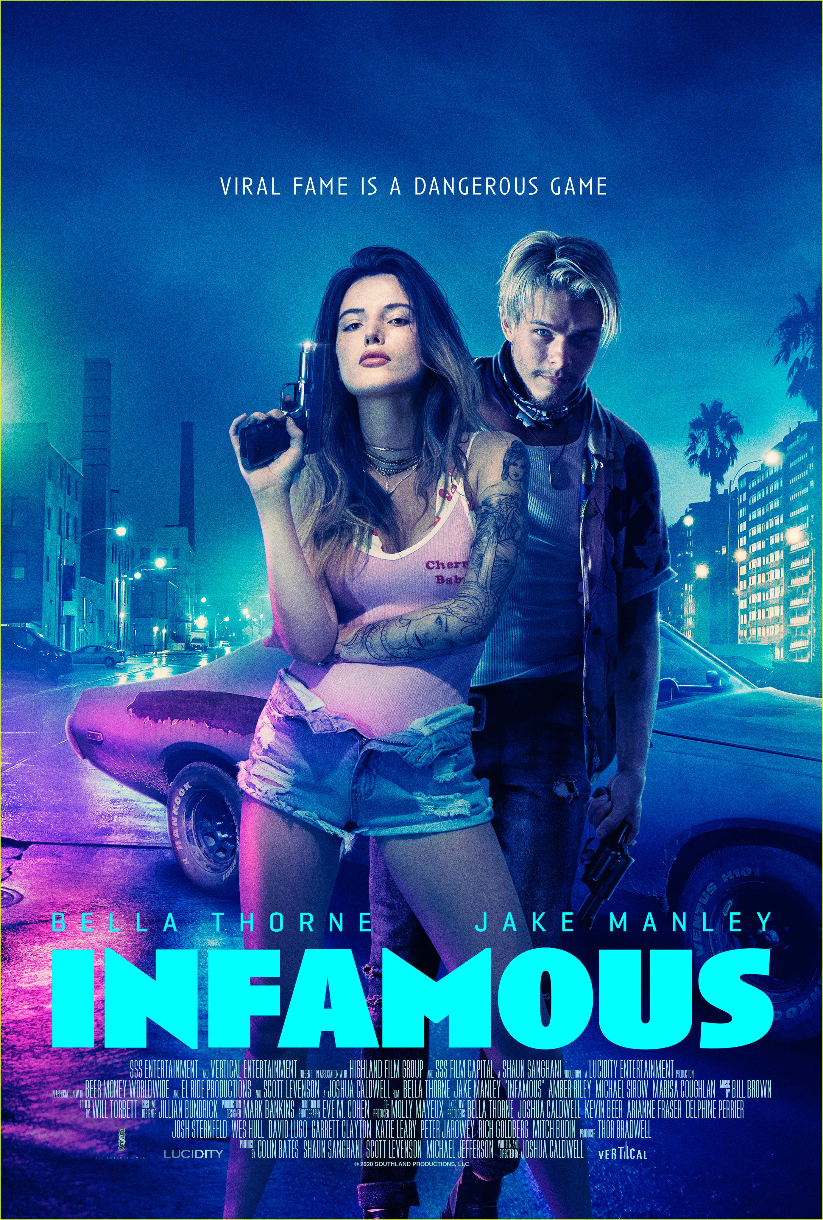 bella thorne is up to no good in infamous trailer 02