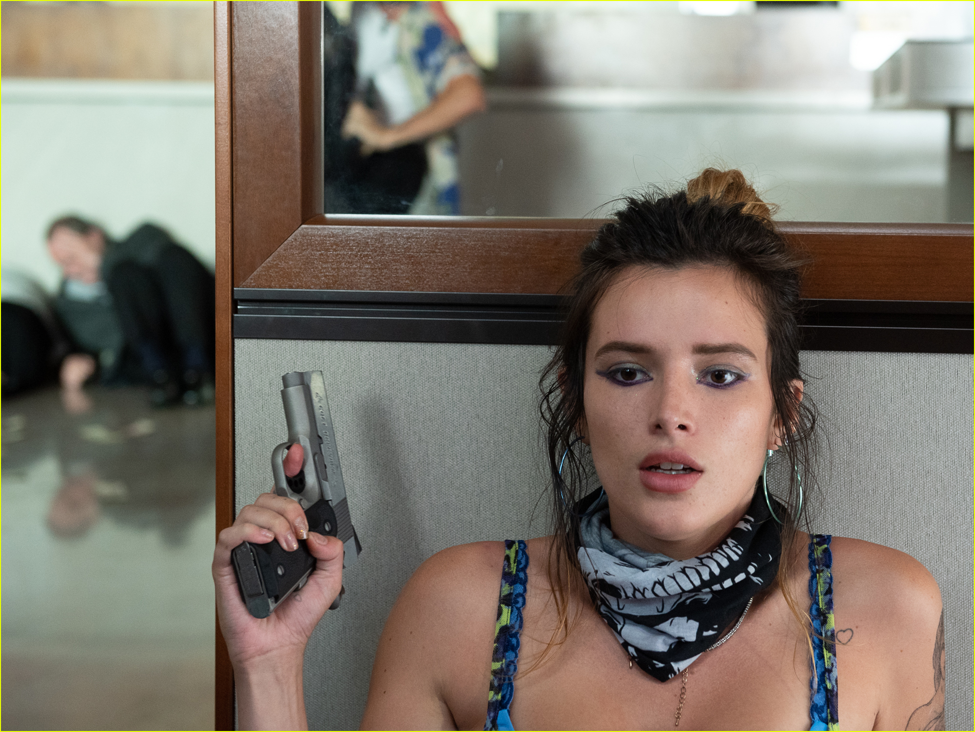 bella thorne is up to no good in infamous trailer 03