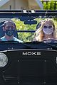 sophie turner wears form fitting dress out on drive with joe jonas 26