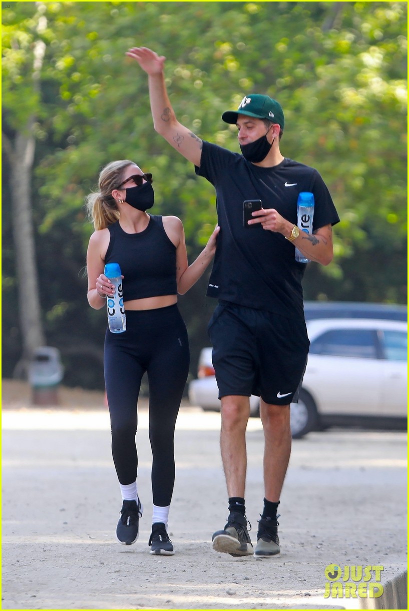 ashley benson g eazy hold hands hiking in the hills 03