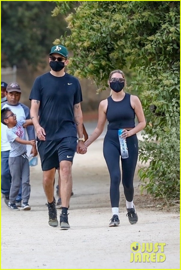 ashley benson g eazy hold hands hiking in the hills 04