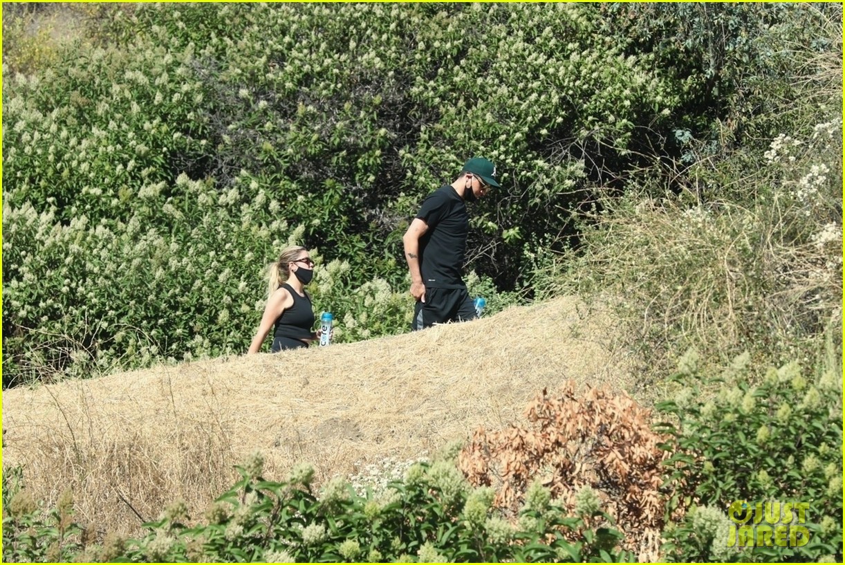 ashley benson g eazy hold hands hiking in the hills 27