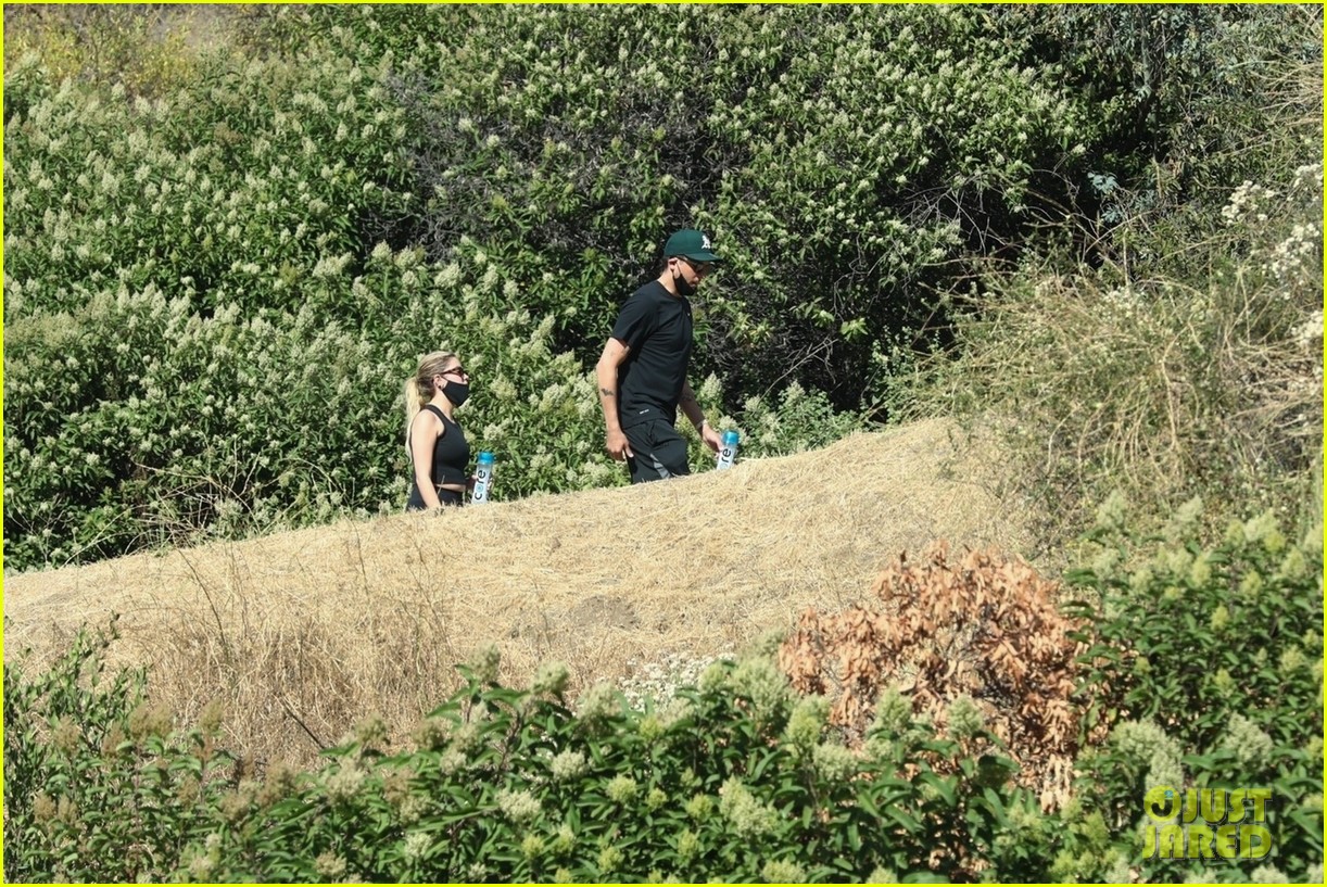 ashley benson g eazy hold hands hiking in the hills 28