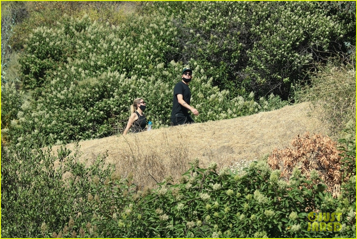 ashley benson g eazy hold hands hiking in the hills 31