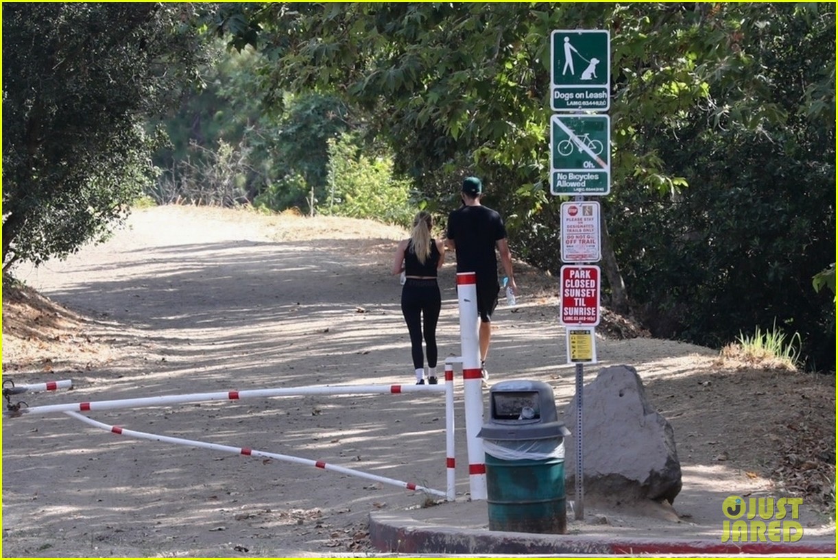 ashley benson g eazy hold hands hiking in the hills 35
