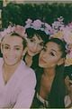 ariana grande gets a kiss from dalton gomez midsommar party 04