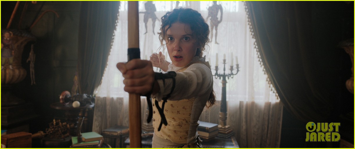 first look photos released of millie bobby brown in enola holmes 01