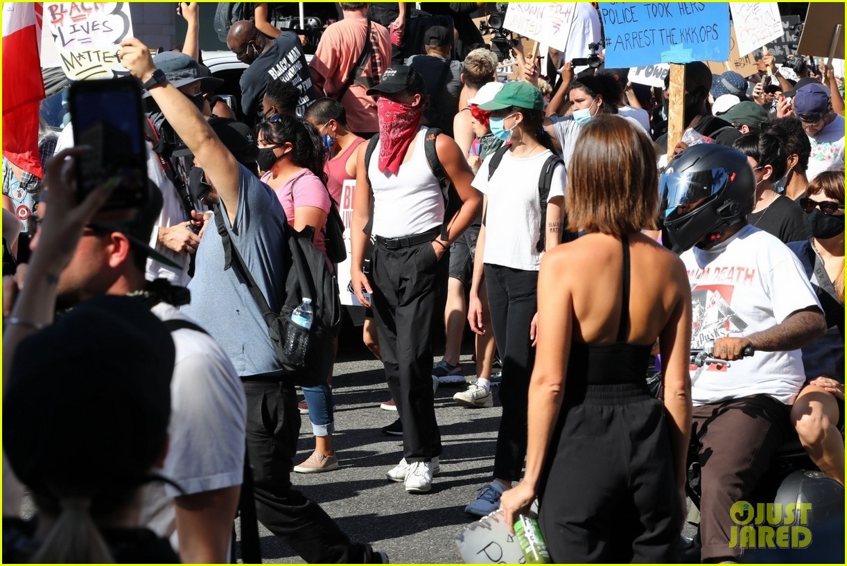 cole sprouse kaia gerber black lives matter protest 58