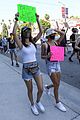 victoria justice sister madison join protests in los angeles 03