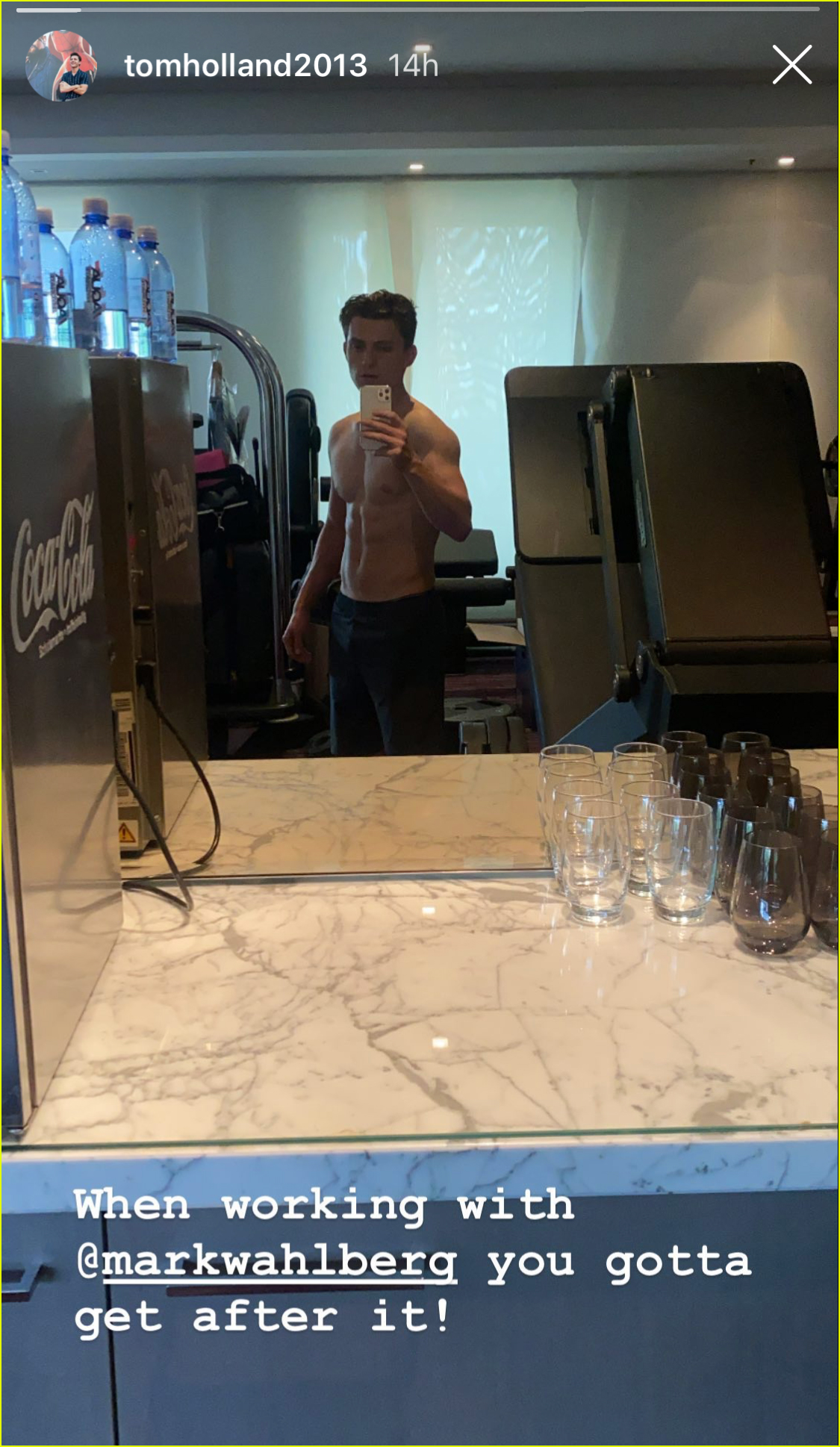 tom holland looks ripped in new shirtless pic