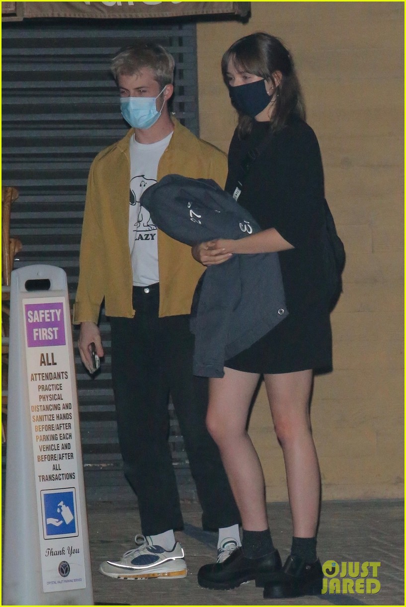 dylan minnette date night at nobu with lydia night 03