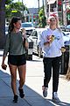 jojo siwa wears her own face on her mask while out for ice cream 03
