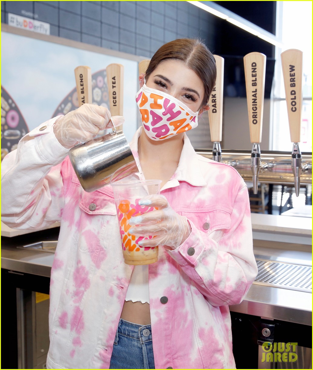 charli damelio gets her own dunkin donuts drink the charli 04