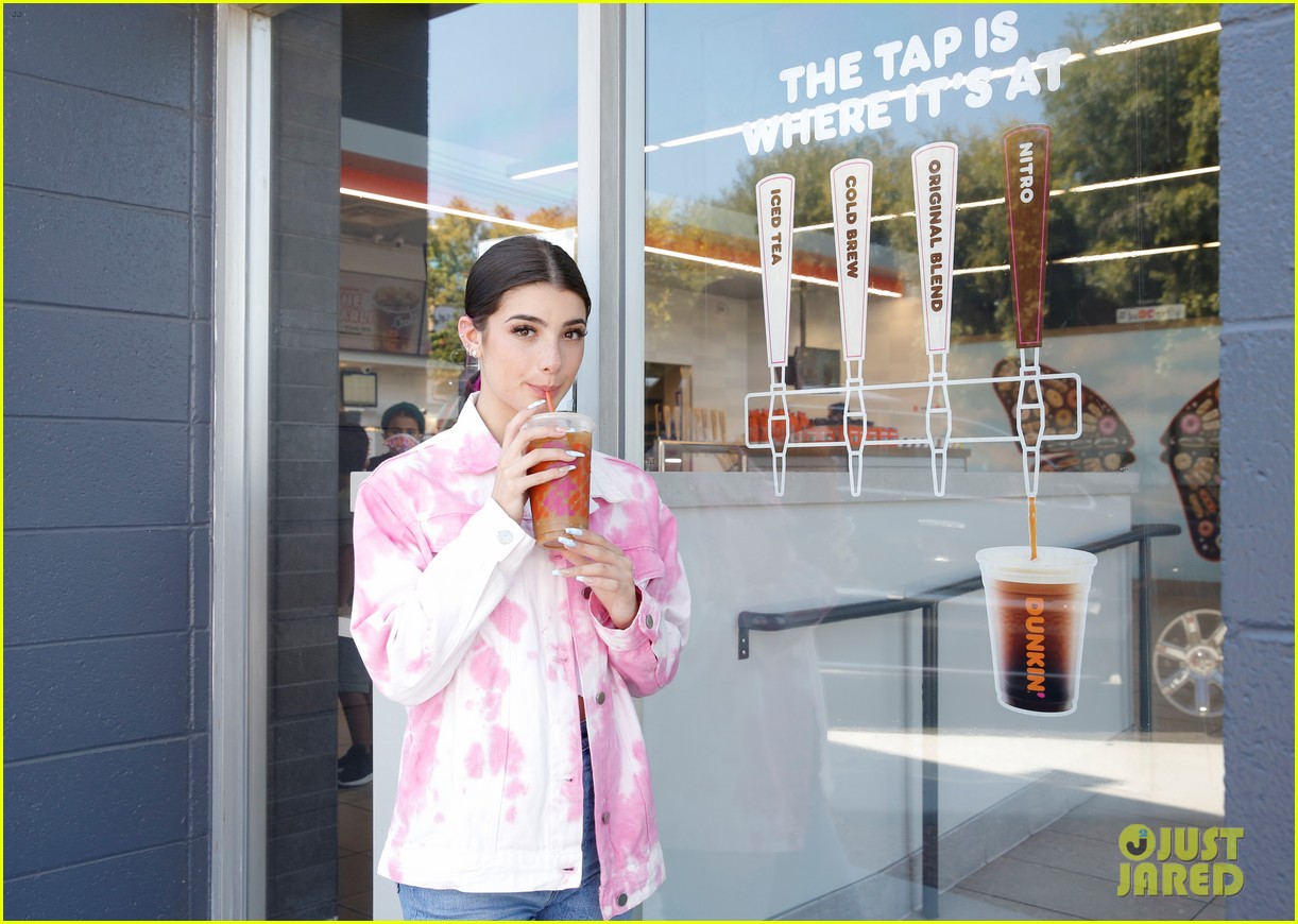 charli damelio gets her own dunkin donuts drink the charli 22