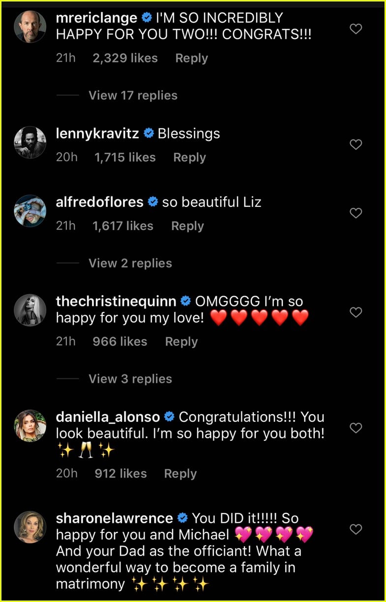 liz gillies victorious castmates react to her wedding announcement 01
