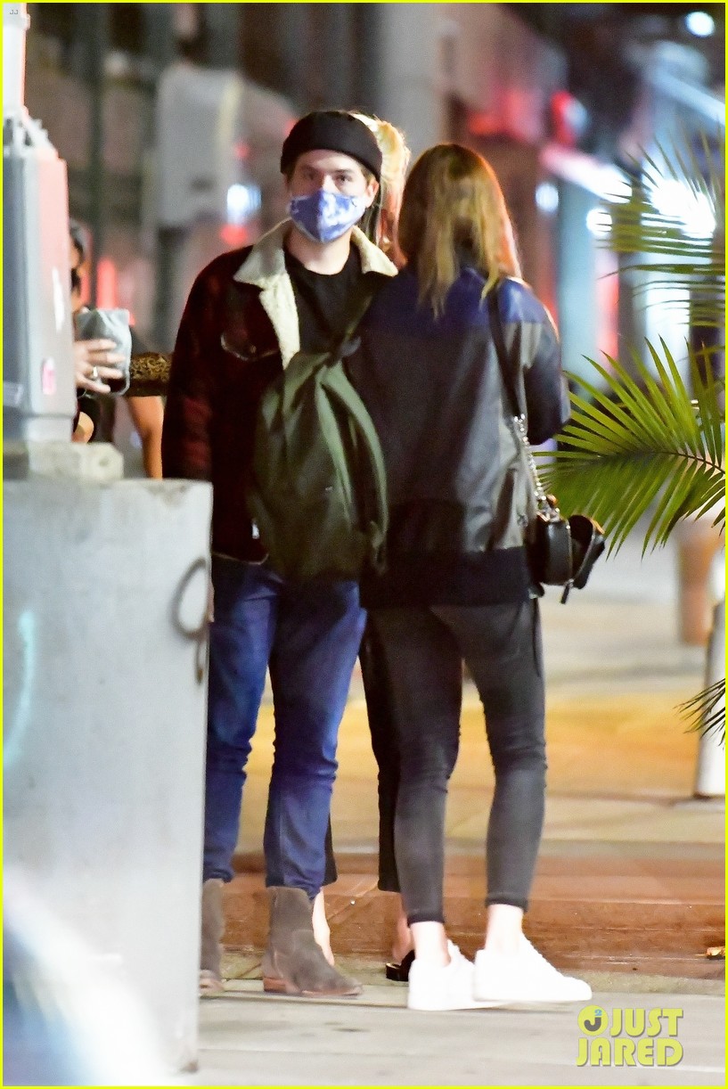 dylan sprouse barbara palvin out with friends 12