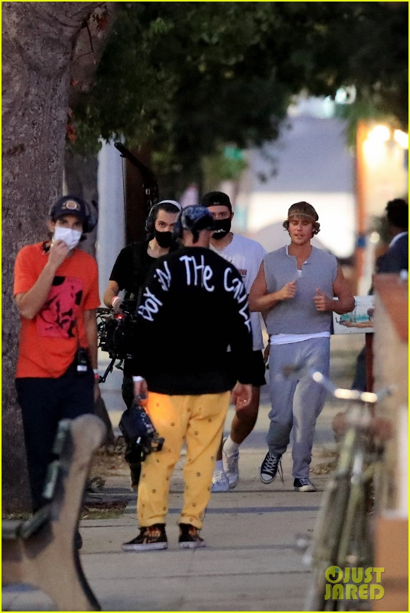 justin bieber covers his tattoos rocky new video 36