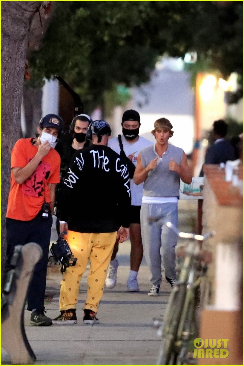 justin bieber covers his tattoos rocky new video 37