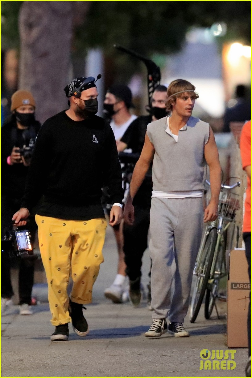 justin bieber covers his tattoos rocky new video 44