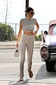 kendall jenner shows off some skin while out on a drive 05
