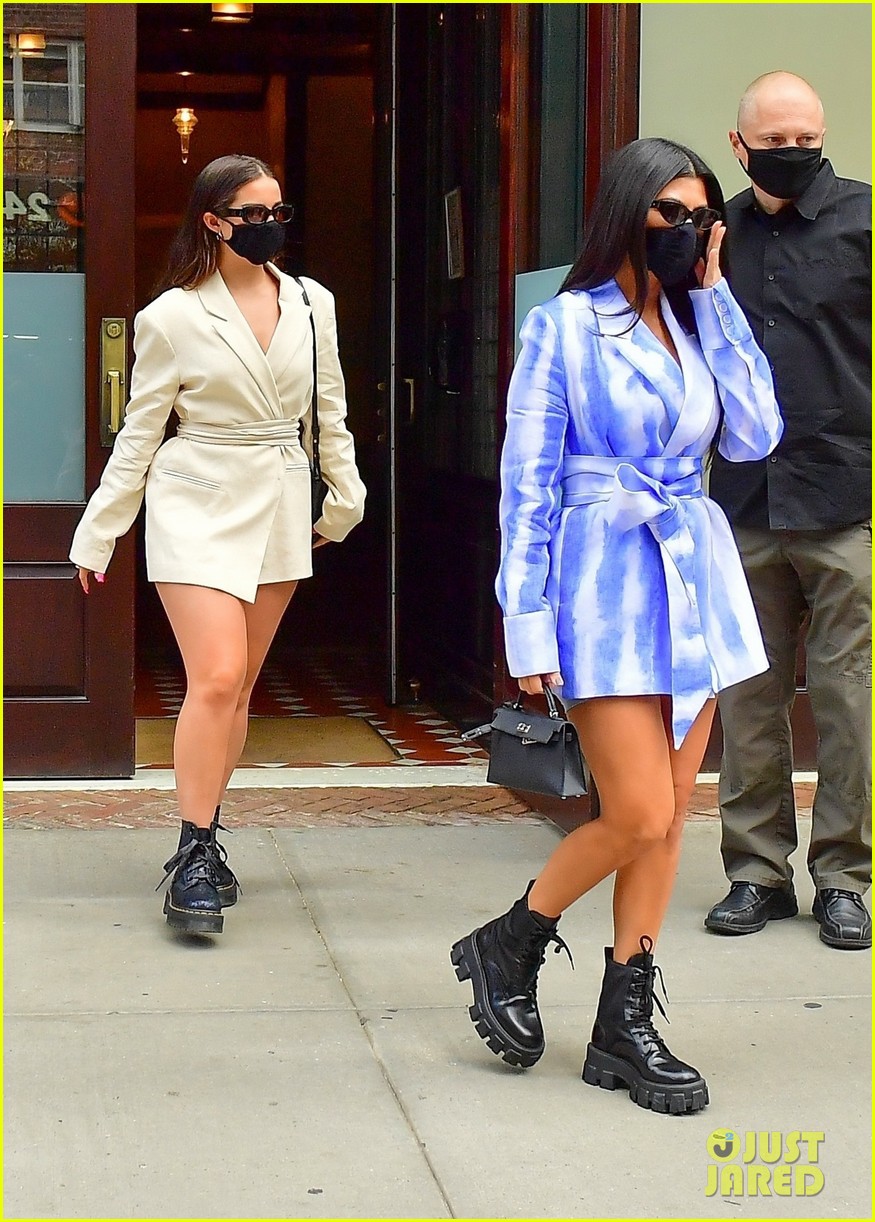 kourtney kardashian addison rae wear cute outfits shopping in nyc 06