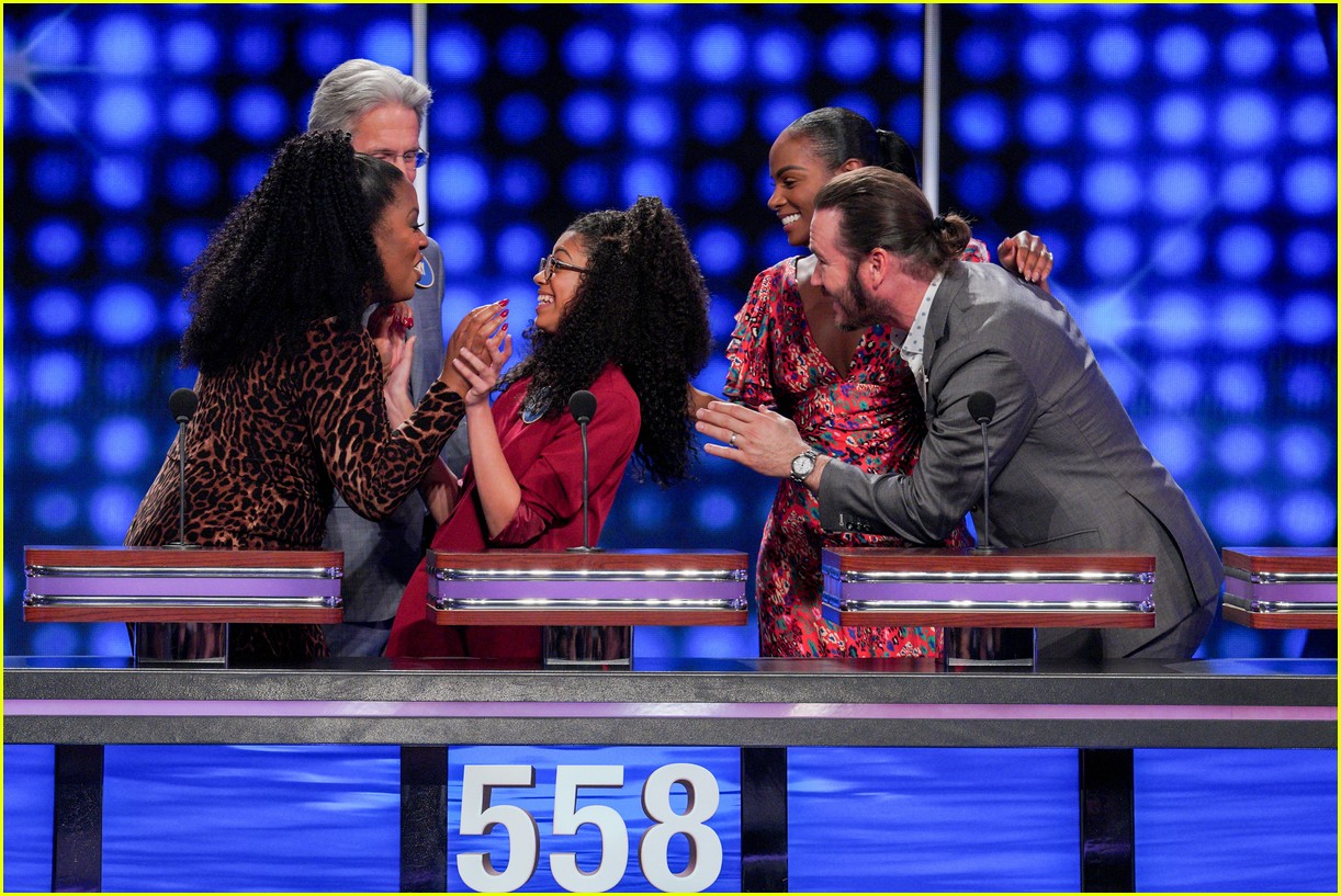 disney channel moms faced off against mixed ish cast on celebrity family feud 11
