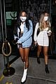 teala dunn grabs dinner with friends after kissing bella thorne on tiktok 05