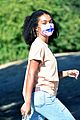 yara shahidi hangs out with her brother at the park 05