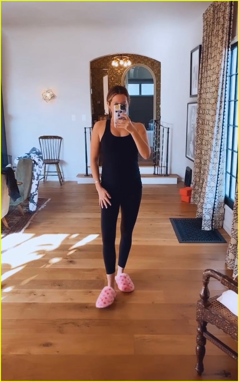 ashley tisdale shows growing baby bump on instagram 06