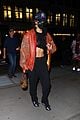 bella hadid shows midriff dinner out nyc  05