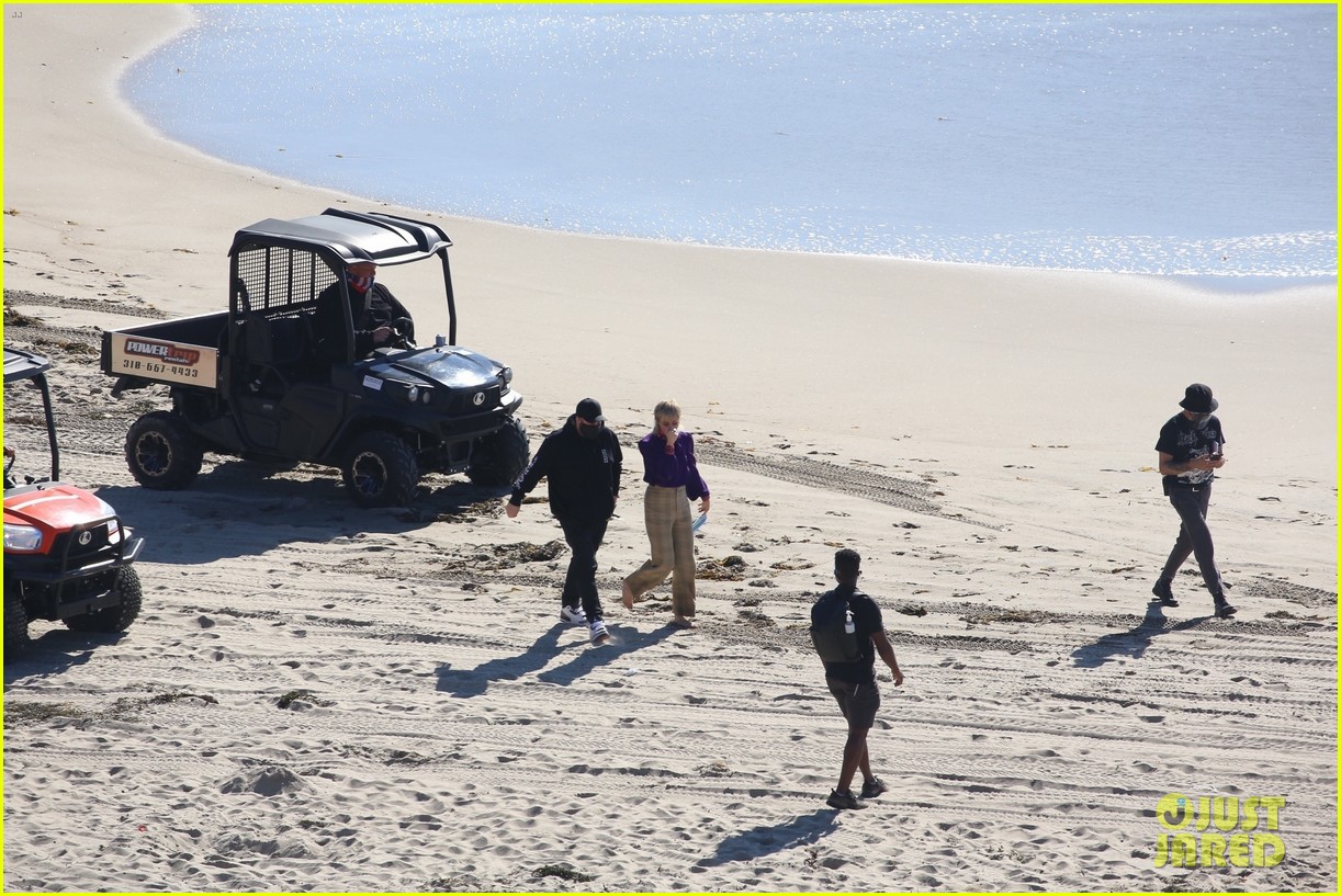 miley cyrus filming new music video at beach 107
