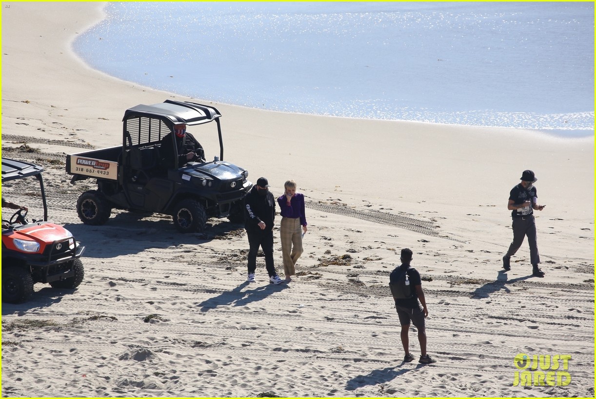 miley cyrus filming new music video at beach 108