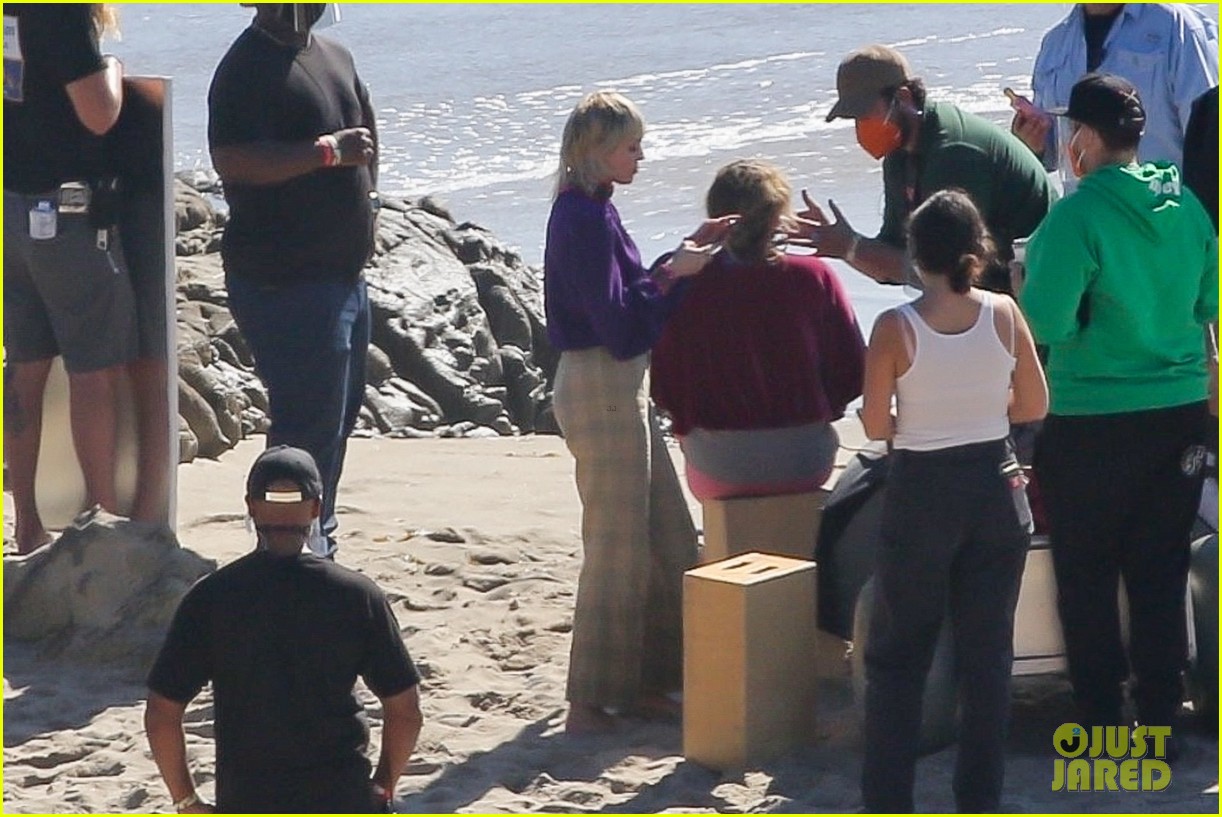 miley cyrus filming new music video at beach 72