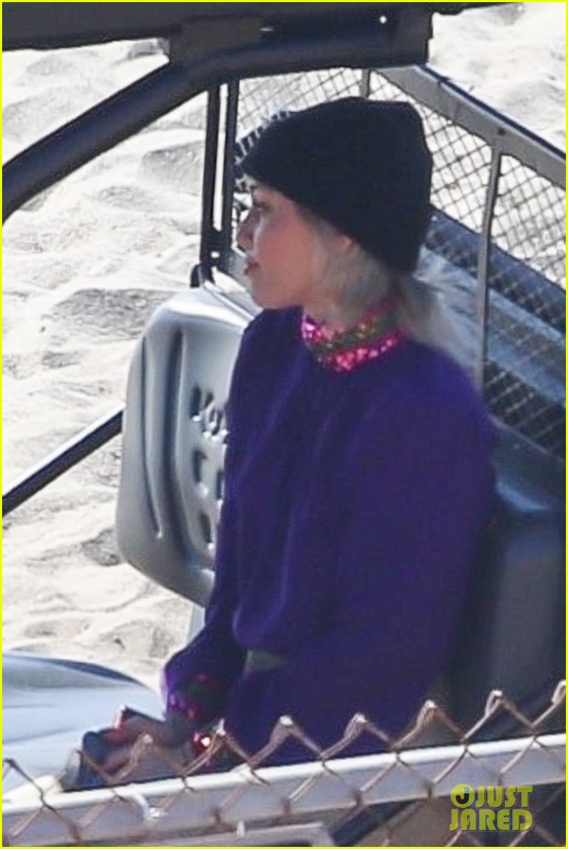 miley cyrus filming new music video at beach 73