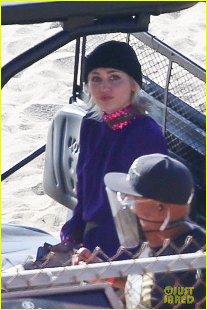 miley cyrus filming new music video at beach 74