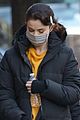 selena gomez bundles up while arriving on set of only murders 03