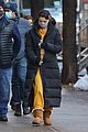 selena gomez bundles up while arriving on set of only murders 12