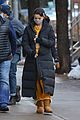 selena gomez bundles up while arriving on set of only murders 13