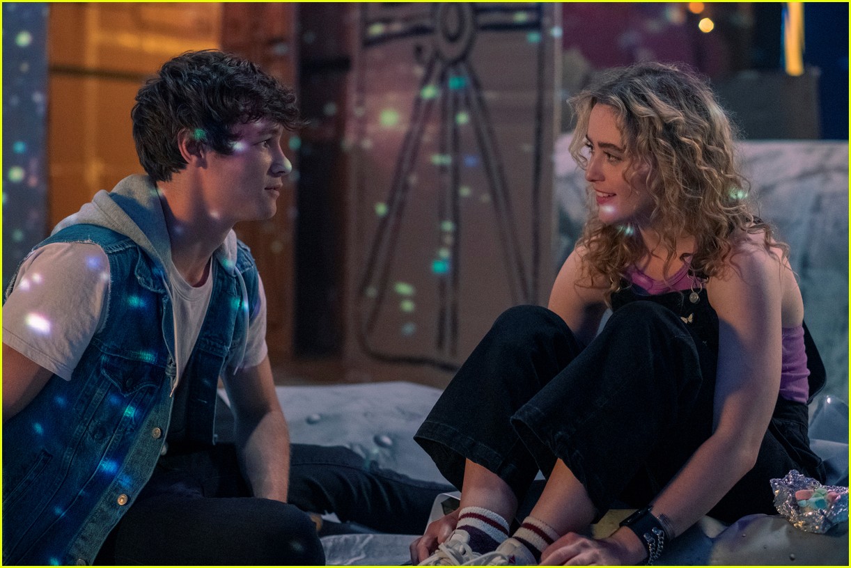 kathryn newton kyle allen stuck in time loop in map of tiny perfect things trailer 01