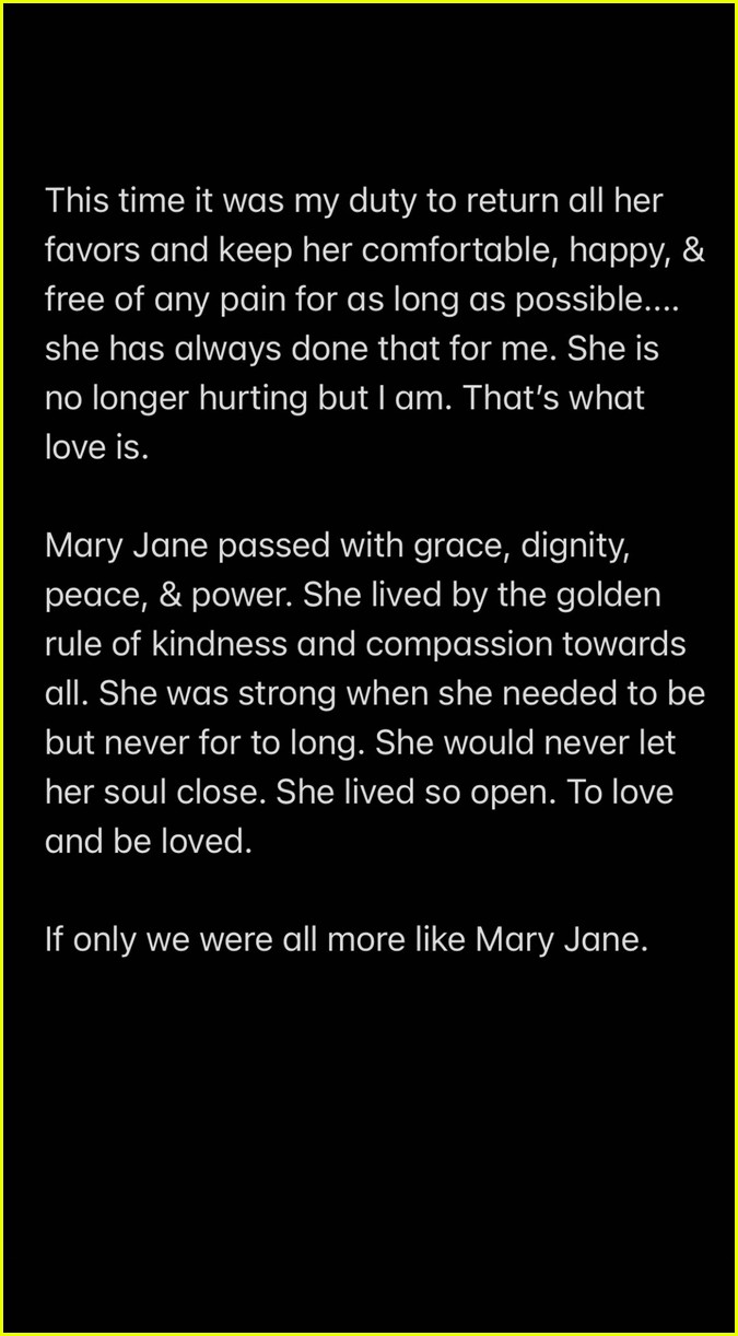 miley cyrus reveals her beloved dog mary jane has passed away 04
