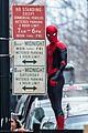 tom holland back in spiderman suit set of third movie 22