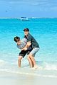 asher angel and his dad have fun in the sun in new turks caicos pics 02