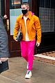 nick jonas colorful outfit out in nyc 01