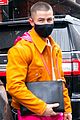 nick jonas colorful outfit out in nyc 02